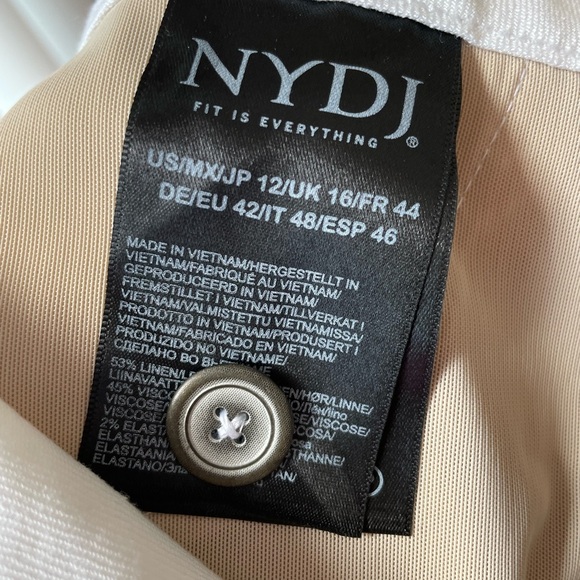 NYDJ curves 360 white trousers - Picture 9 of 9